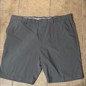 Callaway Gray Flat Front Tailored Shorts